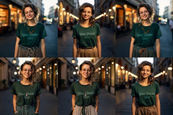 Download Young Girl Dark T Shirt PSD Mockup - Psd mockup Collection