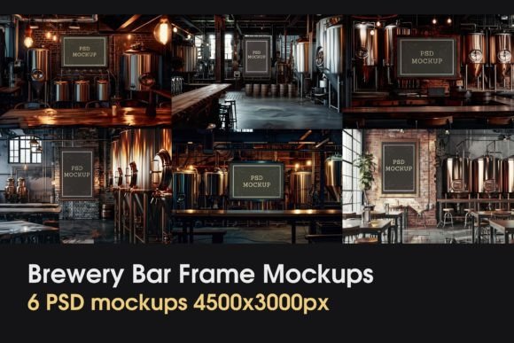 Download Brewery Frame PSD Mockup - Psd mockup Collection